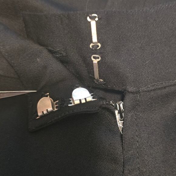 Dana Buchman Black Fully Lined 100% Pure Wool Closet Staple Business Pants 14 - Picture 3 of 5